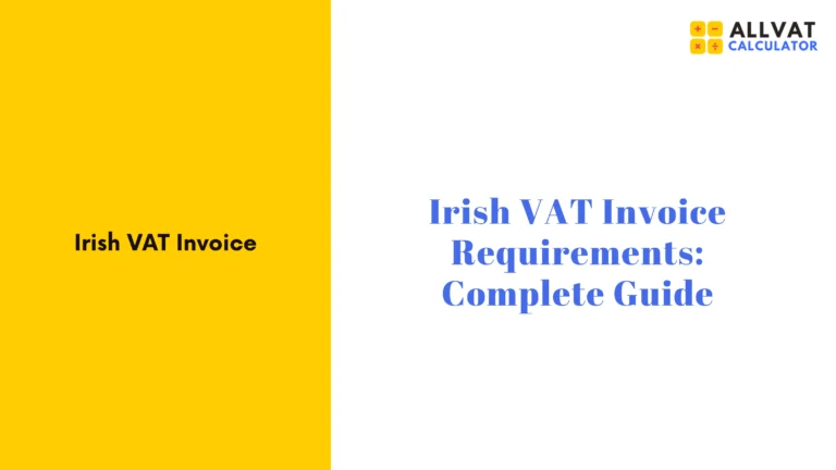 Irish VAT Invoice Rules Guide