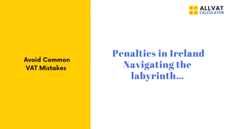 Avoid VAT Errors, Penalties Ireland