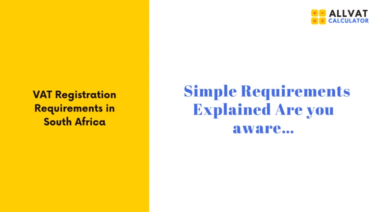 VAT Registration Requirements in South Africa Simple Guide