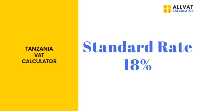 Tanzania VAT Calculator; Nigeria Rate