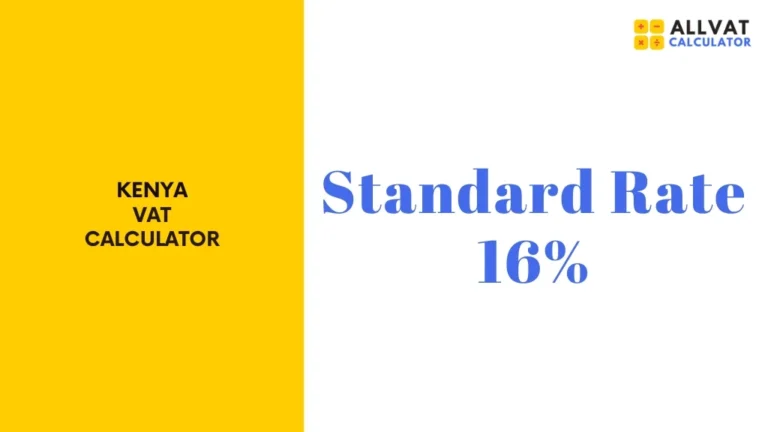 VAT Calculator Kenya